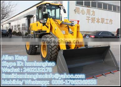 CE 4WD joystick loader hot sale in Canada EPA engine 2 ton wheel loader