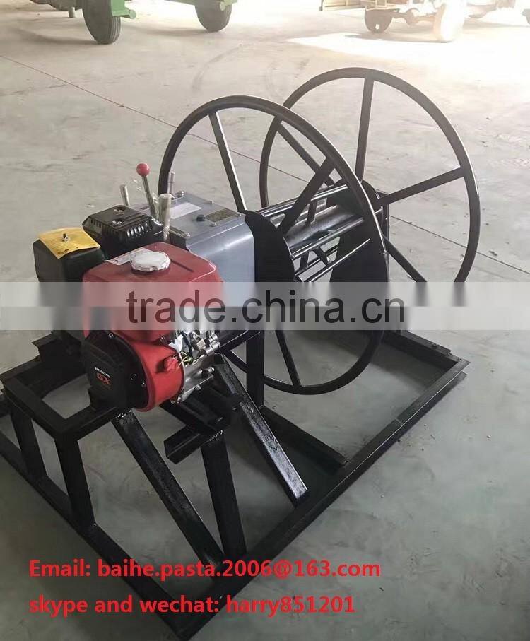 3T/5T Power Cable Drum Pulling Winch, high duty cable drum Hoist Winch