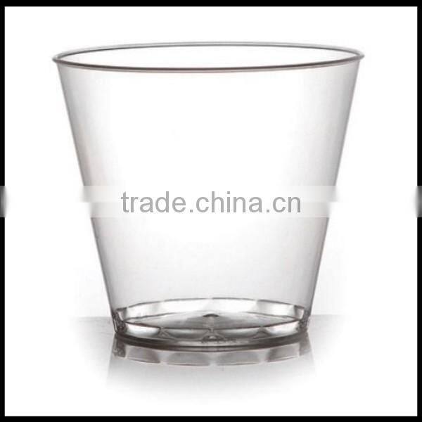 9 oz SQUAT ROUND HEAVY-DUTY DISPOSABLE PLASTIC TUMBLER CUPS,custom make your own plastic drinking party cup tea cup for sale