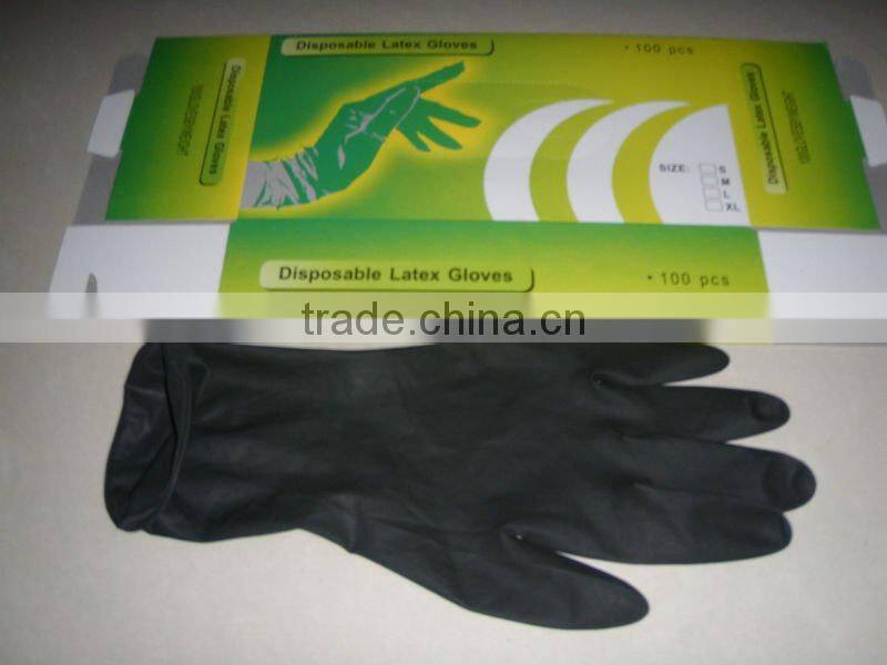 Disposable Powder Free Latex Textured Tattoo Gloves