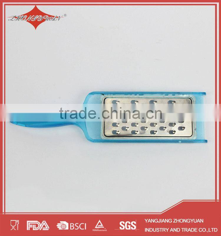 red stainless steel julienne vegetable peeler