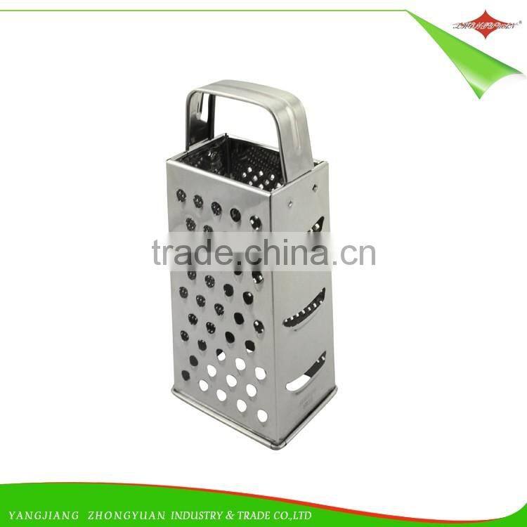 ZY-N5005 boxed grater 4 sides grater full stainless steel grater