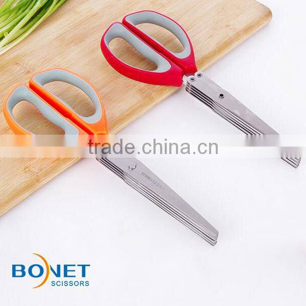 S97014 8-3/4" professional Herb Scissor 5 blade