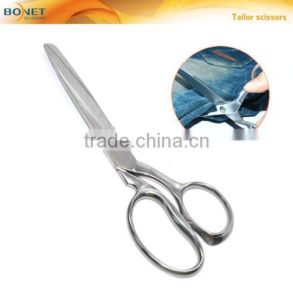 STA0015 8'' hand tools sharp full stainless steel tailor scissors