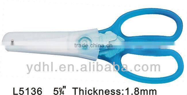 Safety student scissors with ABS cover