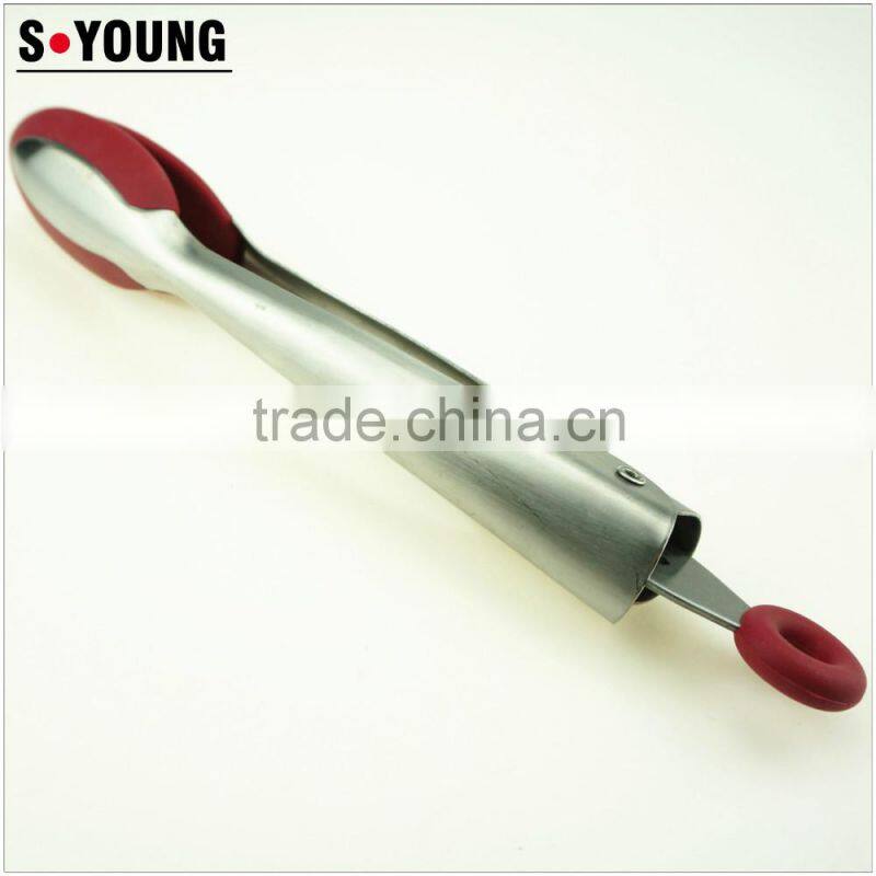 14060 14 Inch High Quality Silicone Locking Food Tong Grill Tongs