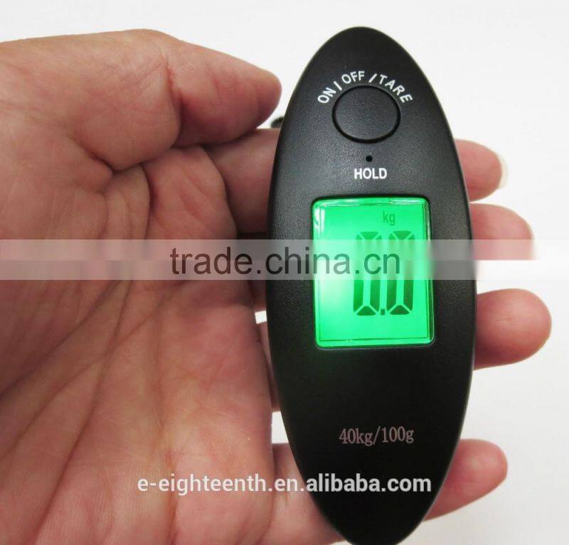 2016 new arrival 40kg/100g Travel Portable Digital Hanging Luggage Weight Electronic Scale /Starp