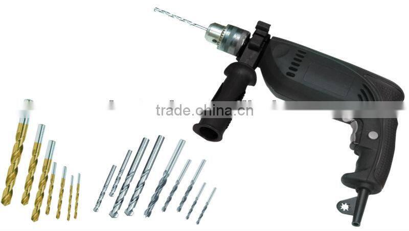 25pcs HSS titanium twist drill bit set in plastic case