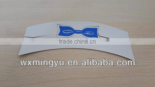 350gsm white collar support for shirt package