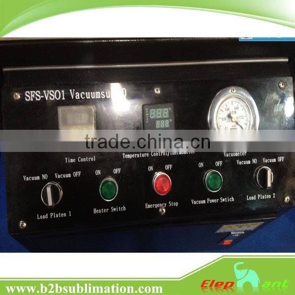 single working 3d dye sublimation vacuum heat press printing machine