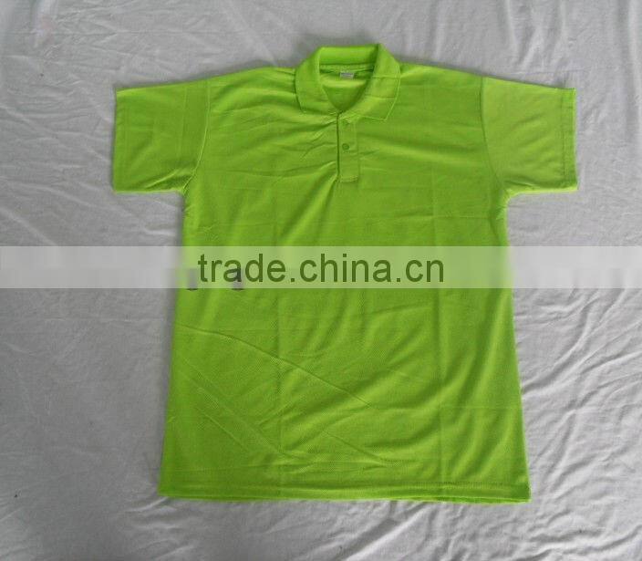 180g polyester cotton blank polo ,custom polo