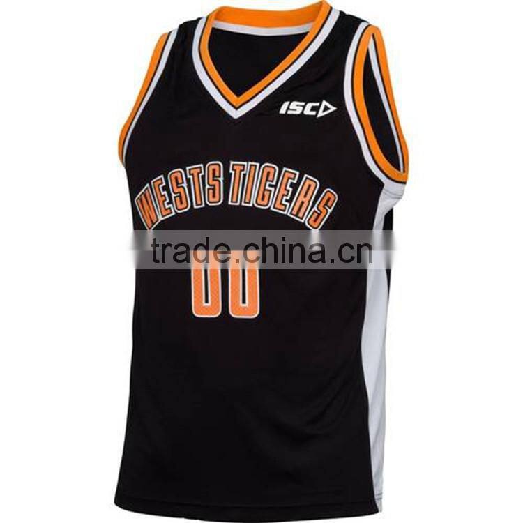 High quality custom basketball singlets/sleeveless sublimated basketball uniform