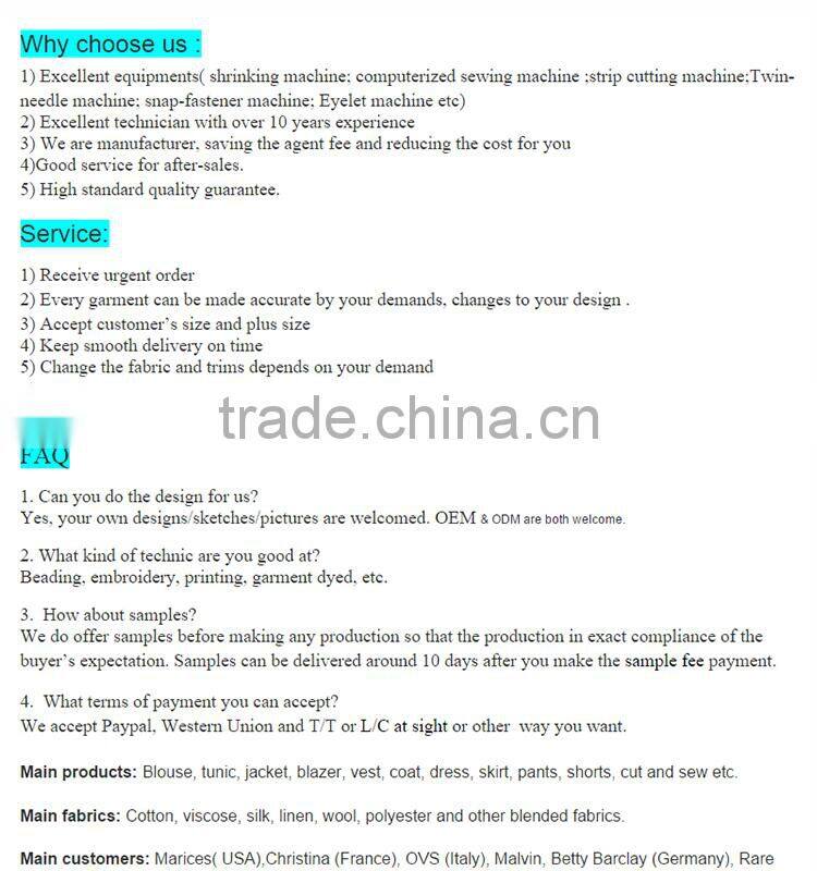 2015 HOYUGO summer organza printed sexy blouses