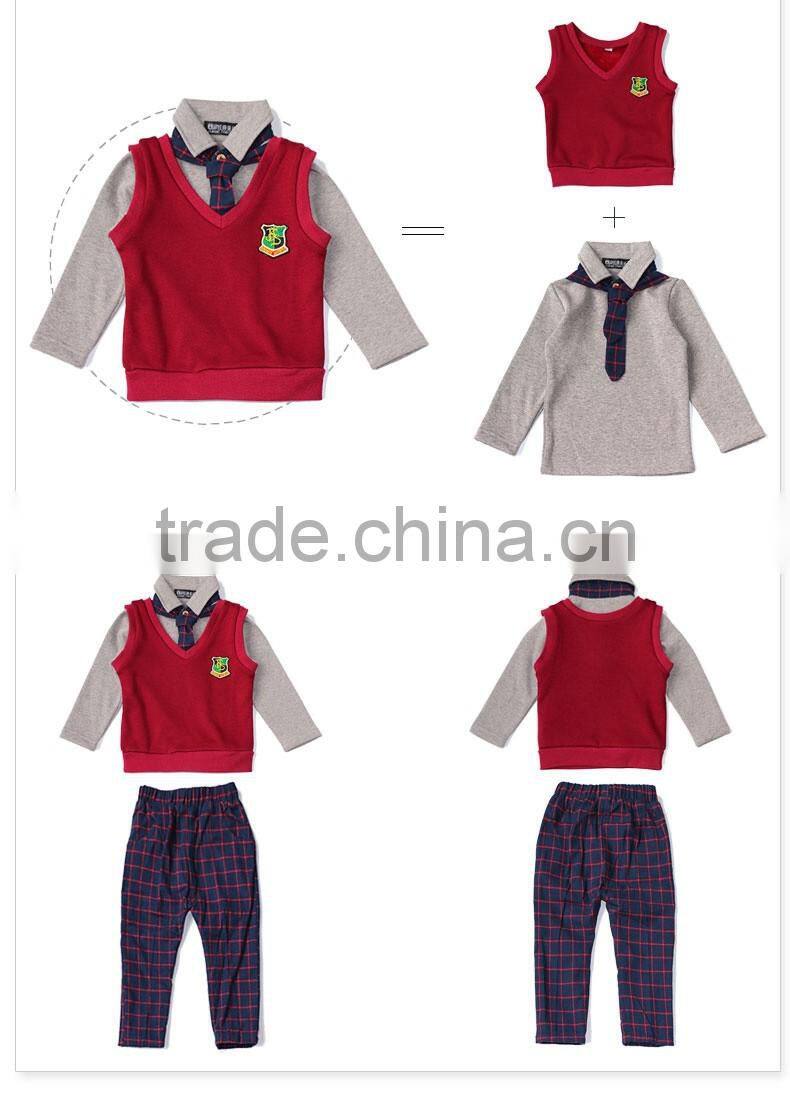 2017 New Fshion design patterns school-uniform sample