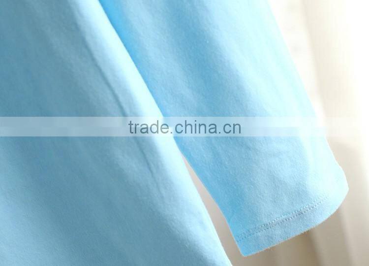 made in china! custom made ladies elastic bottom shirt ,women base shirt