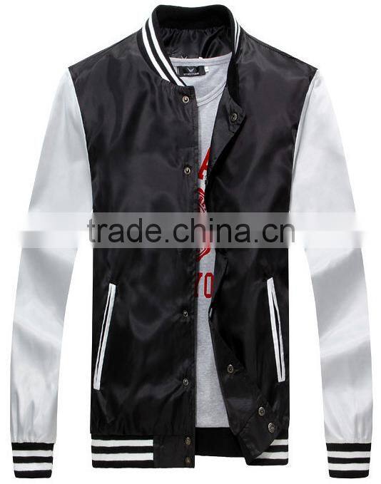 customize high quality fashion sunshine youth varsity jackets, cheap college clothing
