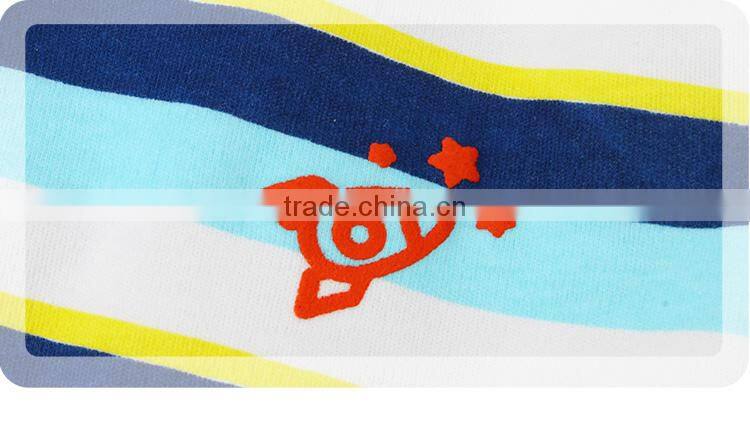 2017 custom design combed cotton newborn baby romper with OEM Branded