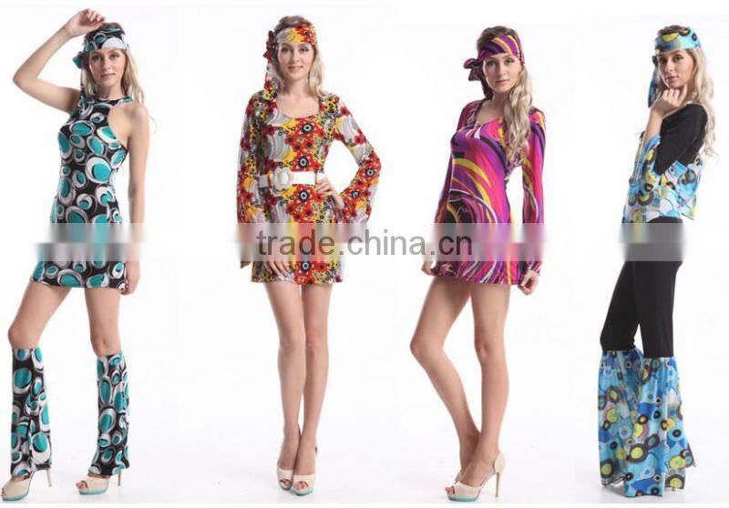 2016 wholesale Latest Design V-neck Sleeveless Long Beaded Pink Chiffon Party Dress