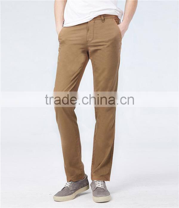 Make in China hot sale new model men pants khaki trousers
