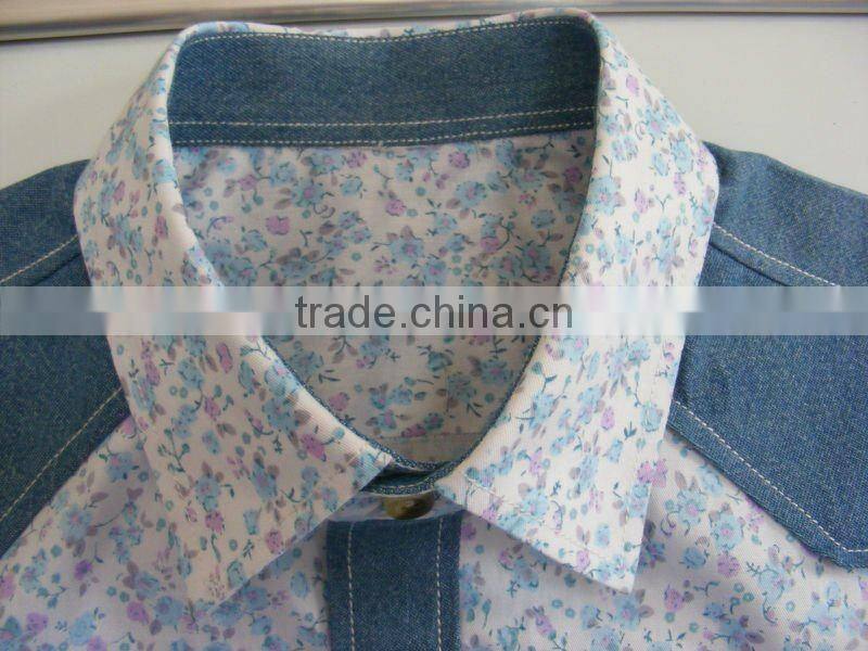 two pockets fancy men shirts printing