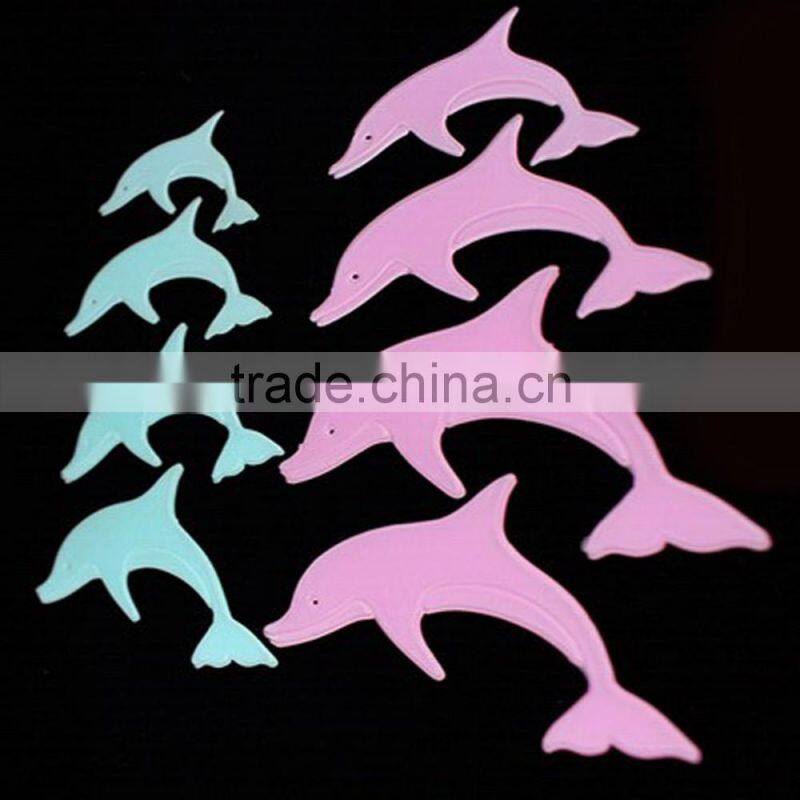 Home Decoration Use and PVC butterfly Sticker Type Night Glow in the Dark Luminous Fluorescent wall stickers