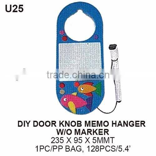 DIY Door Hanger Tag, door knob memo hanger