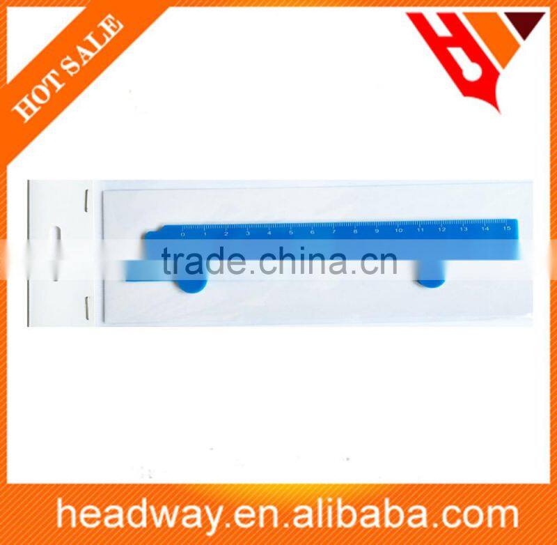 top selling school and office stationery different shaped cartoon plastic ruler 15cm