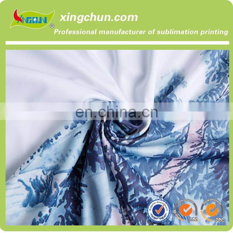 2015 summer latest design landscape painting sublimation printing polo t shirt for man in short sleeve