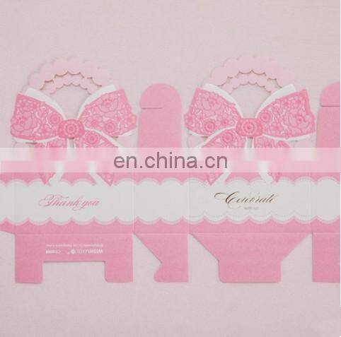 Sweet Lovely Pink Wedding Favor Box for sale