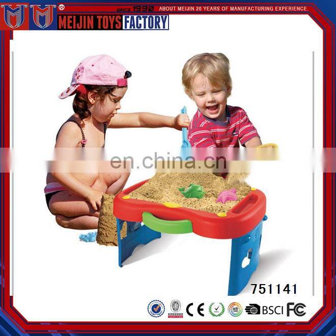 Customized logo summer plastic beach table toys set for sale