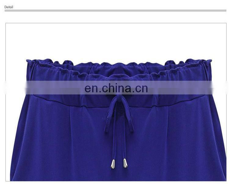 2017 summer harem pants size extra large fat women pants slacks trousers