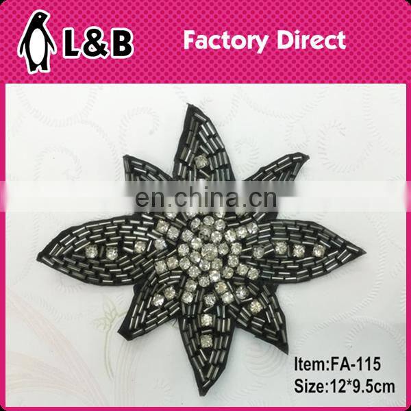 wholesale beaded high-grade fashionable rhinestone hotfix patches