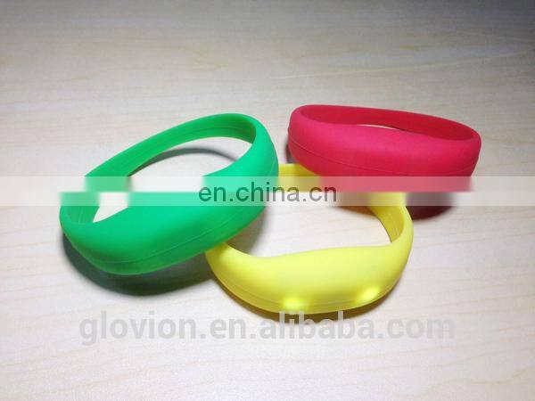 Glovion led flashing bracelet candy color bracelet led sports bracelet