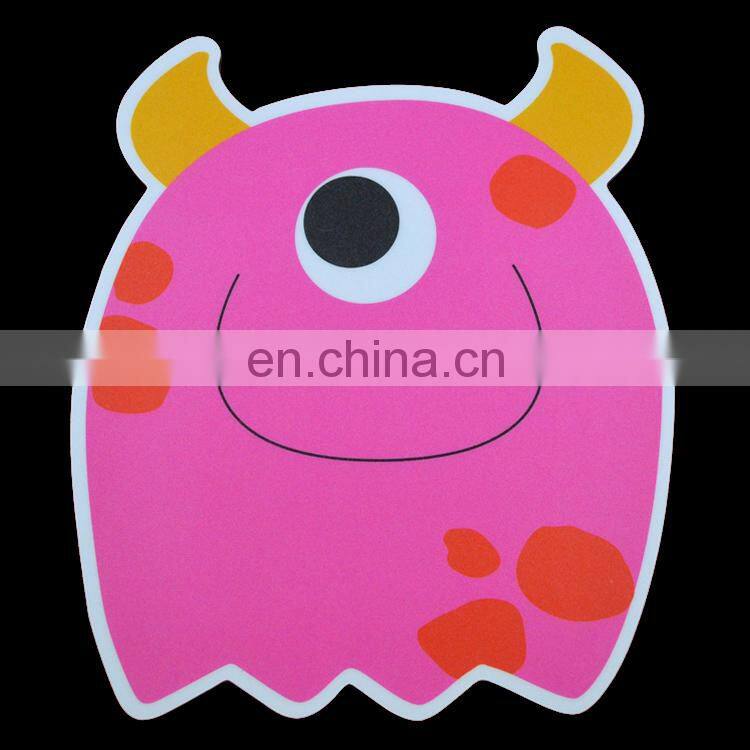 Die cut pvc surface EVA cartoon mouse mat