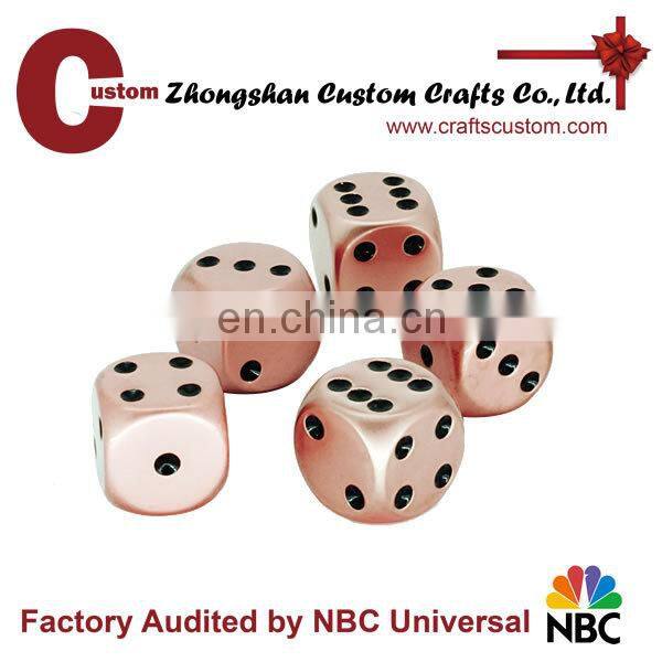 Popular 12 sides metal custom educational dice