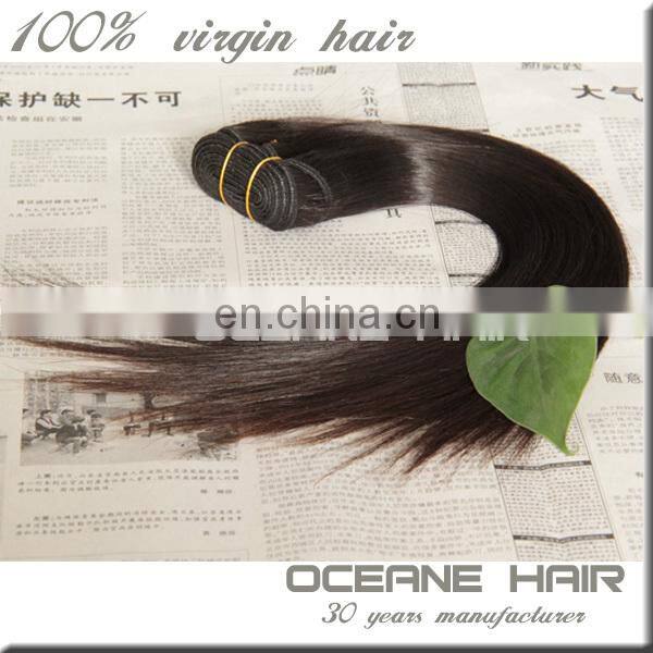 Import factory price first quality hair weaving weft brazilian hair weft hair extensions