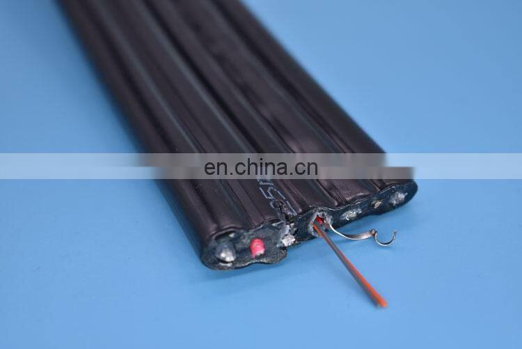 Elevator CCTV cable flat traveling cable with fiber optical for overhead cranes conveyors lift parts