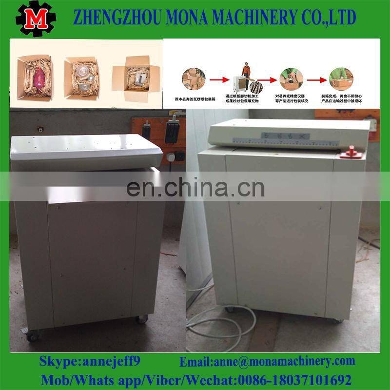 Cardboard Shredder/Crushing Machine/corrugated board shredder with wheel