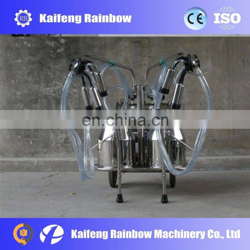 easy operation portable electric milking machine singe bucket goat cow milking machine buffalo milking machine