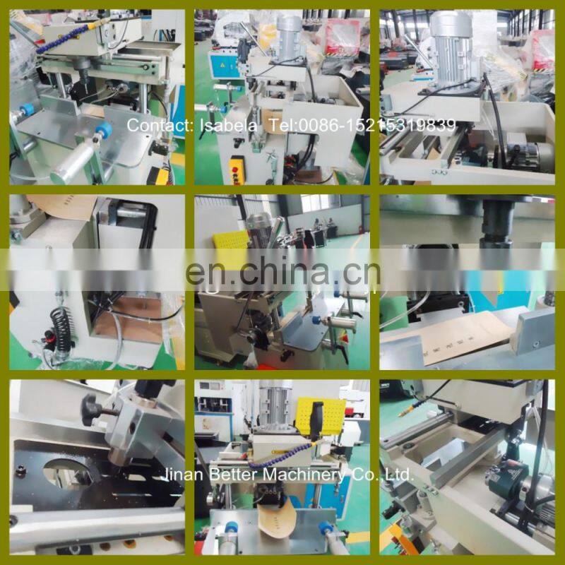 PVC door window lock hole drilling machine for UPVC window door making