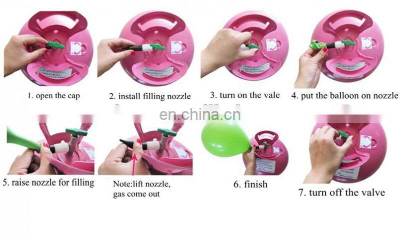 13.4L disposable helium cylinders for us market, 30lb gas cylinders, helium gas cylinder