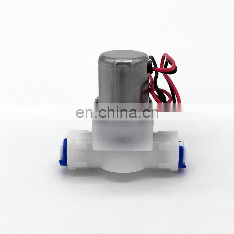 1/4 inch miniature bi-stable solenoid valve, 3.6 V pulse valve water