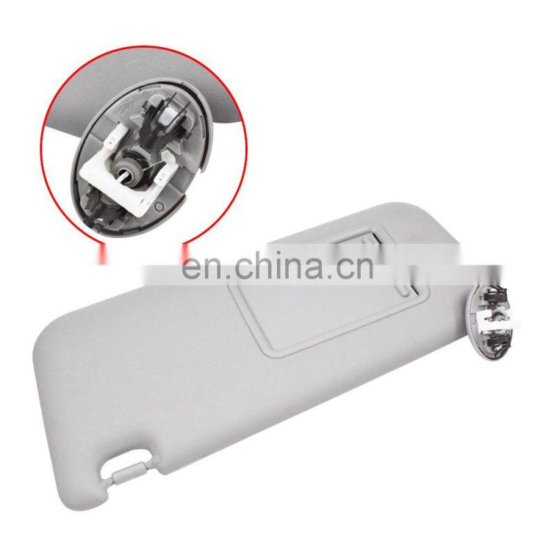 Gray Left Driver Side Sun Visor With Vanity light For Toyota RAV4 2006-2009 74320-42501-B2