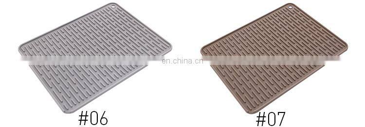 China factory wholesale kitchen placemat Insulation table dinner mat dish drying pvc table mat