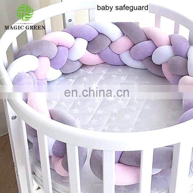100% polyester tube hollowfiber filled machine washable super soft giant chunky minky hand knit 3D knot cushion pillow baby crib