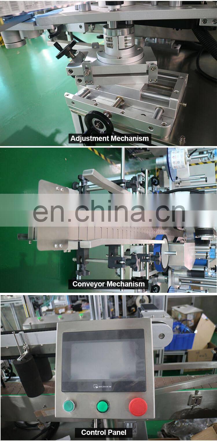HL Automatic Adhesive Sticker Round Flat Square Oval Two Sides Bottle Labeling Machine Bottle Labeler