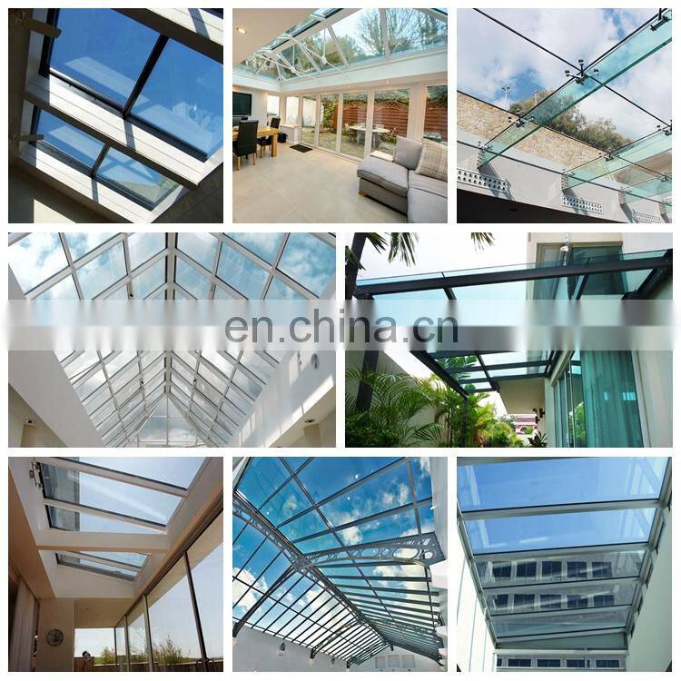 Excellence quality tempered glass entrance canopy safety toughened glass awning
