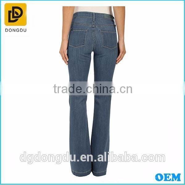 2016 Korean denim pants women top quality jeans for ladies flare jeans