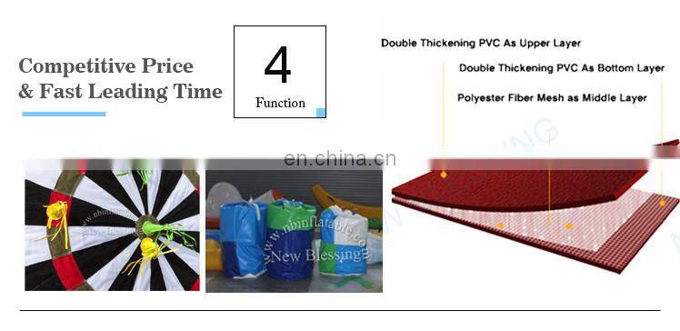 New giant soccer game inflatable football dart board for sale, inflatable painted soccer boarding, air soccer game