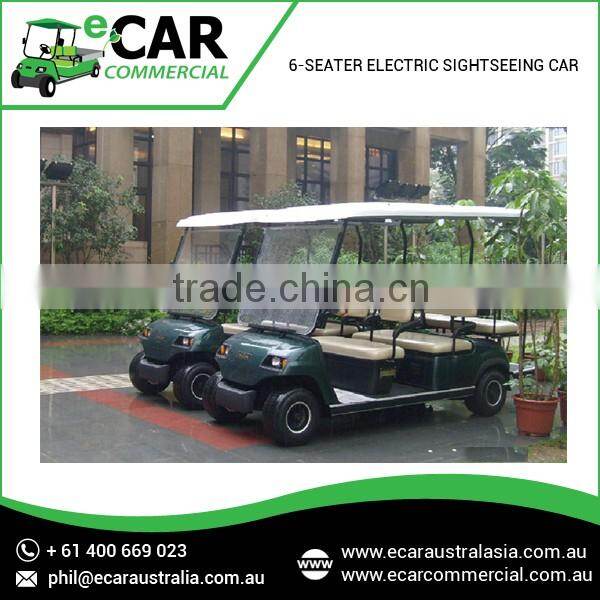Most Reputed Manufacturers of premium Grade Electric 6 Seater Sightseeing Vehicles